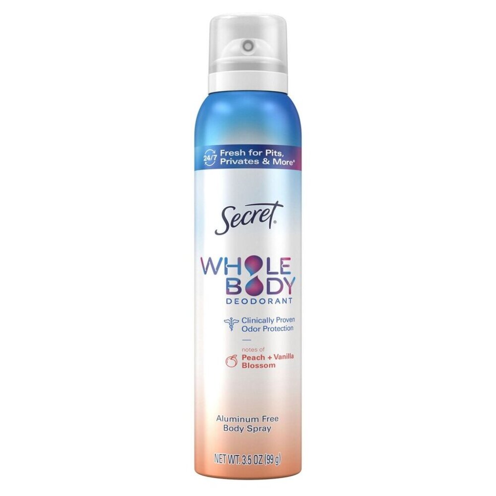 3/$19 - Secret Whole Body Deodorant- Peach & Vanilla Blossom